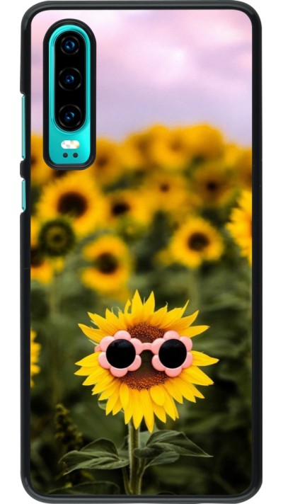 Huawei P30 Case Hülle - Sunflower with glasses Spring 2026