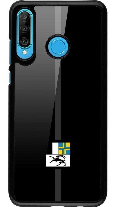 Coque Huawei P30 Lite - Canton GR noir