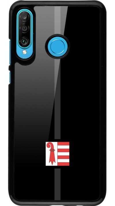 Coque Huawei P30 Lite - Canton JU noir