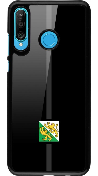 Coque Huawei P30 Lite - Canton TG noir