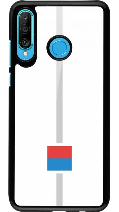 Coque Huawei P30 Lite - Canton TI blanc