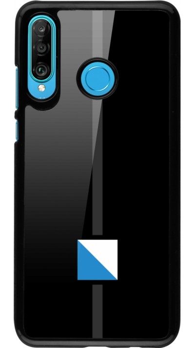 Coque Huawei P30 Lite - Canton ZH noir