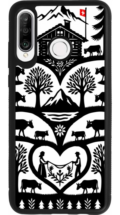 Huawei P30 Lite Case Hülle - Silikon schwarz Poya Schweiz 2