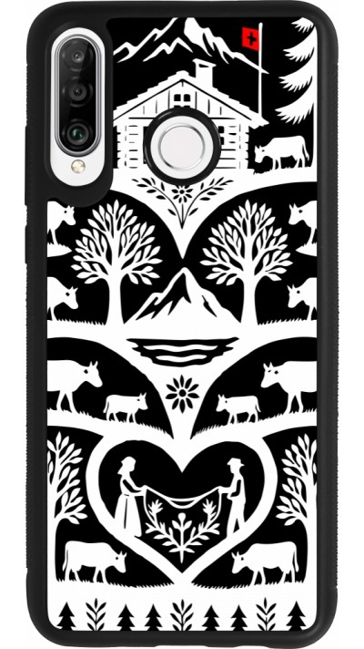 Huawei P30 Lite Case Hülle - Silikon schwarz Poya Schweiz 2 schwarz