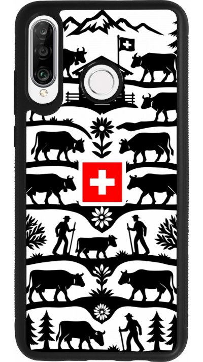 Huawei P30 Lite Case Hülle - Silikon schwarz Poya Schweiz 3