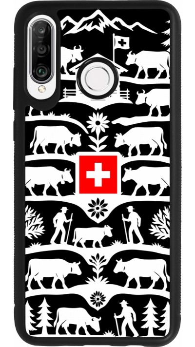 Huawei P30 Lite Case Hülle - Silikon schwarz Poya Schweiz 3 schwarz