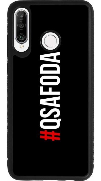 Huawei P30 Lite Case Hülle - Silikon schwarz Qsafoda 1