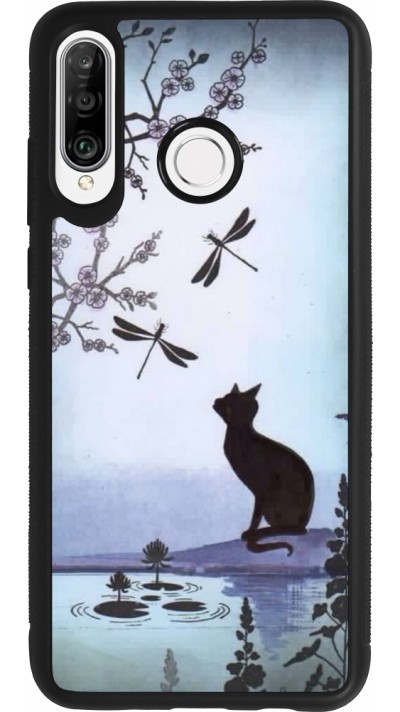 Huawei P30 Lite Case Hülle - Silikon schwarz Spring 19 12