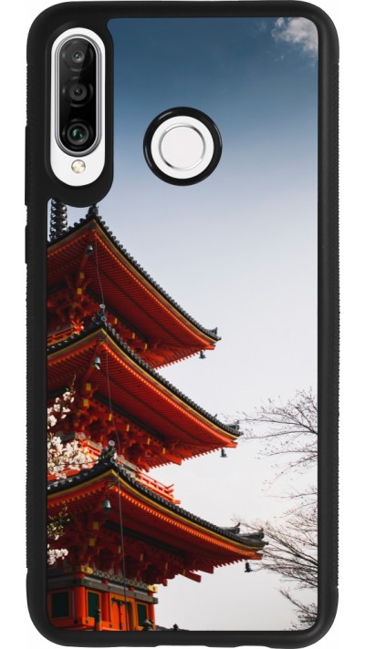 Huawei P30 Lite Case Hülle - Silikon schwarz Spring 23 Japan