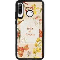 Coque Huawei P30 Lite - Silicone rigide noir Trust the process Spring 2026