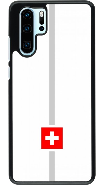 Coque Huawei P30 Pro - Canton CH blanc