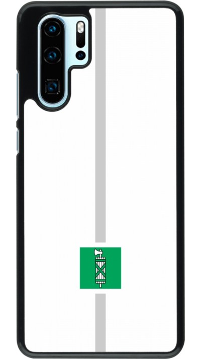 Coque Huawei P30 Pro - Canton SG blanc