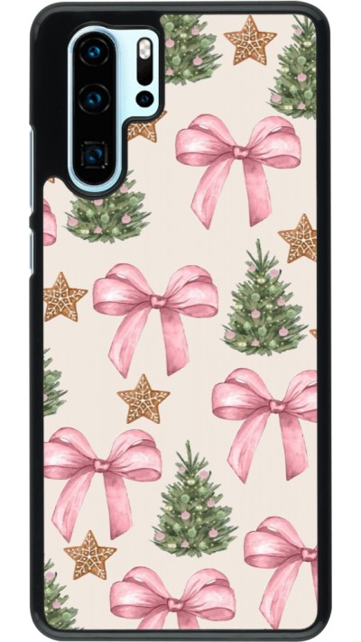 Huawei P30 Pro Case Hülle - Christmas 25 Vintage Ribbons