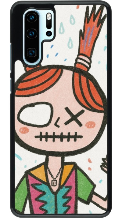 Coque Huawei P30 Pro - Little Girl Sketch