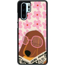 Huawei P30 Pro Case Hülle - Dog with newspaper Spring 2026