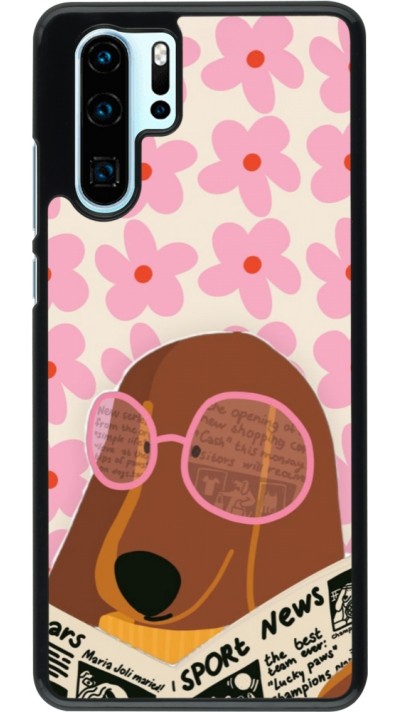 Coque Huawei P30 Pro - Dog with newspaper Spring 2026