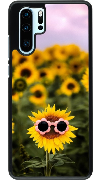 Coque Huawei P30 Pro - Sunflower with glasses Spring 2026