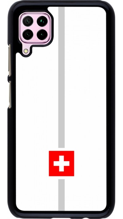 Coque Huawei P40 Lite - Canton CH blanc