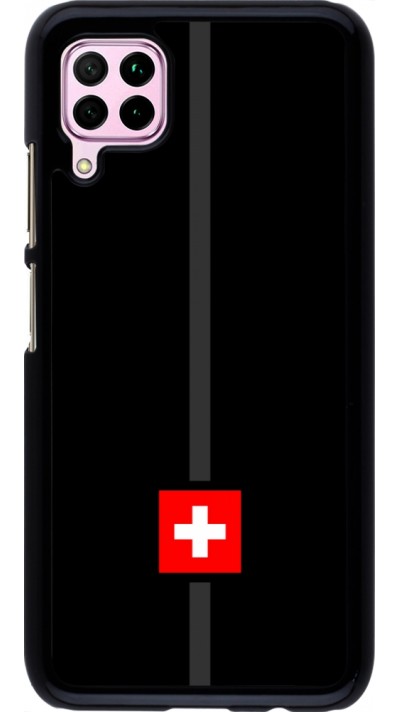 Coque Huawei P40 Lite - Canton CH noir