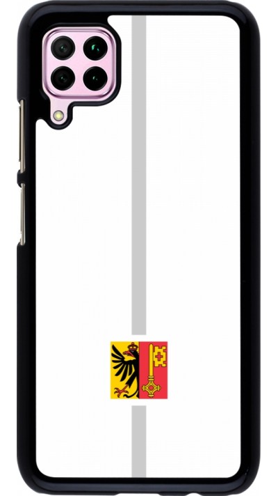 Coque Huawei P40 Lite - Canton GE blanc