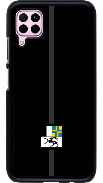 Coque Huawei P40 Lite - Canton GR noir