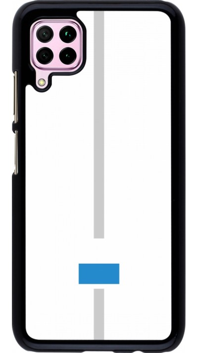 Coque Huawei P40 Lite - Canton LU blanc