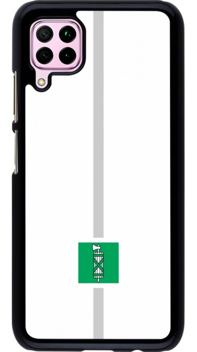 Coque Huawei P40 Lite - Canton SG blanc