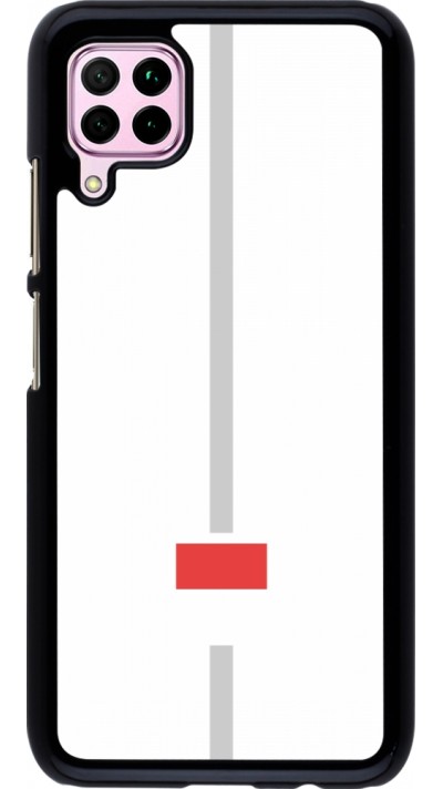 Coque Huawei P40 Lite - Canton SO blanc