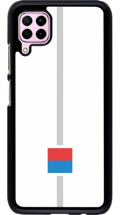 Coque Huawei P40 Lite - Canton TI blanc