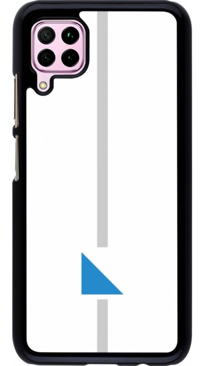 Coque Huawei P40 Lite - Canton ZH blanc