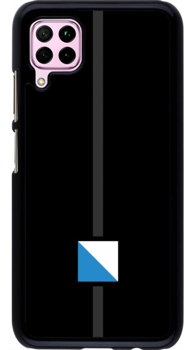 Coque Huawei P40 Lite - Canton ZH noir