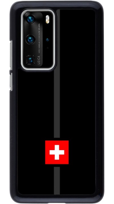 Coque Huawei P40 Pro - Canton CH noir