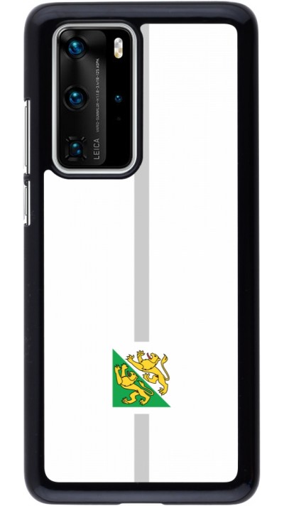 Coque Huawei P40 Pro - Canton TG blanc