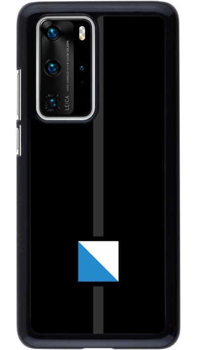 Coque Huawei P40 Pro - Canton ZH noir