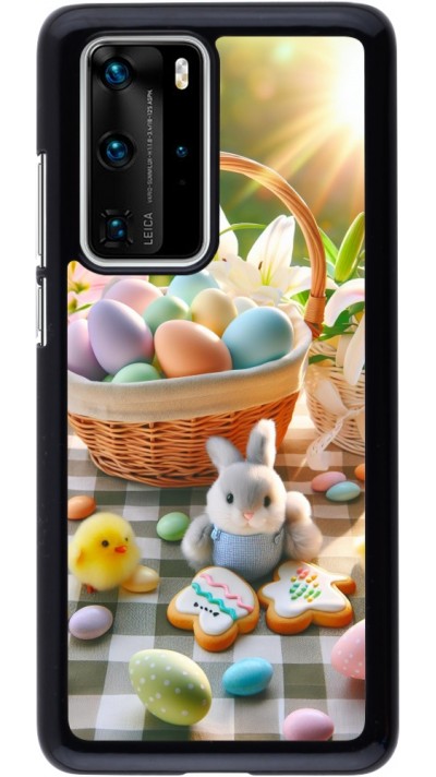 Coque Huawei P40 Pro - Easter 2025 Panier Pâques