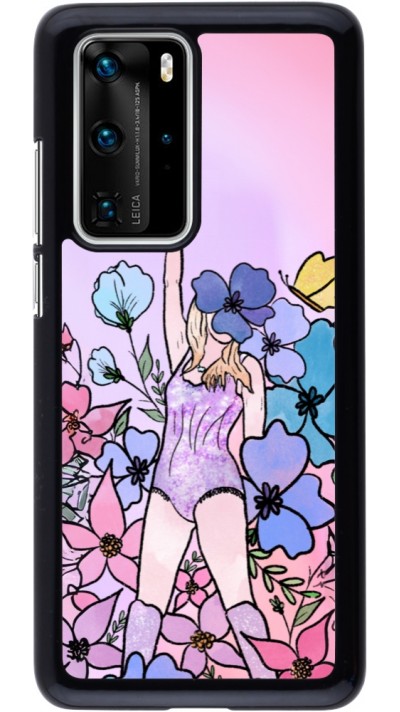 Coque Huawei P40 Pro - Taylor Swift Sketch - Pink