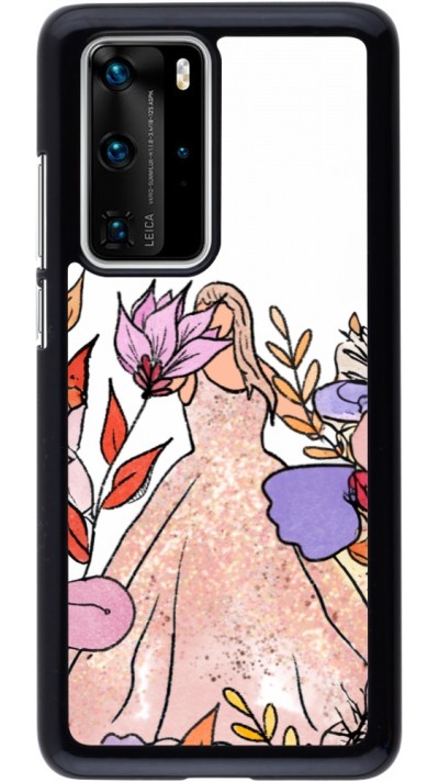 Coque Huawei P40 Pro - Taylor Swift Sketch - White