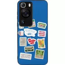 Coque Huawei P60 - Silicone rigide noir Seals of the Dominican Republic DTMF