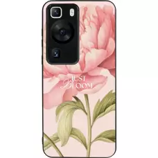 Coque Huawei P60 - Silicone rigide noir Just Bloom Spring 2026