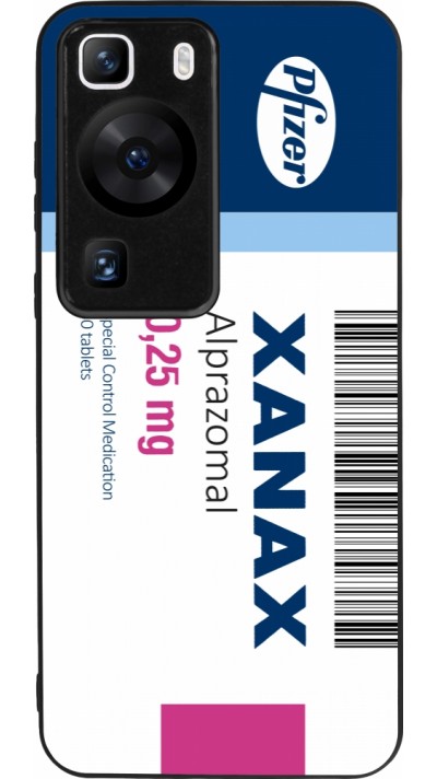 Coque Huawei P60 - Silicone rigide noir Xanax Alprazolam 2025