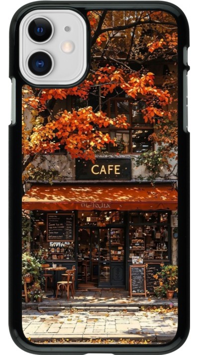 Coque iPhone 11 - Autumn 25 Coffee shop