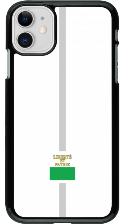 Coque iPhone 11 - Canton VD blanc