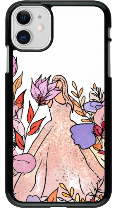Coque iPhone 11 - Taylor Swift Sketch - White