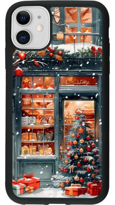 iPhone 11 Case Hülle - Silikon schwarz Christmas 25 Xmas Shop