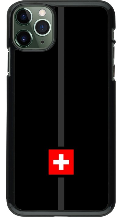 Coque iPhone 11 Pro Max - Canton CH noir