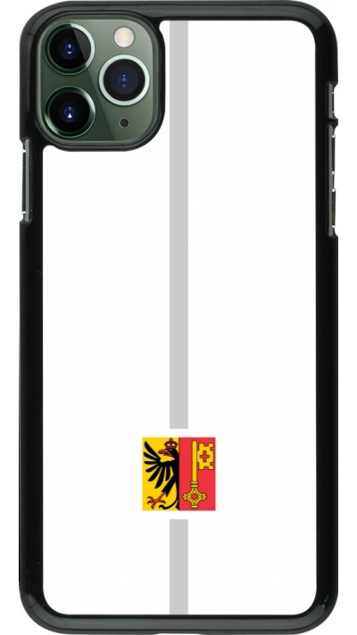 Coque iPhone 11 Pro Max - Canton GE blanc