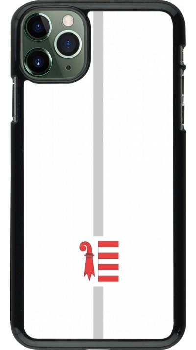 Coque iPhone 11 Pro Max - Canton JU blanc