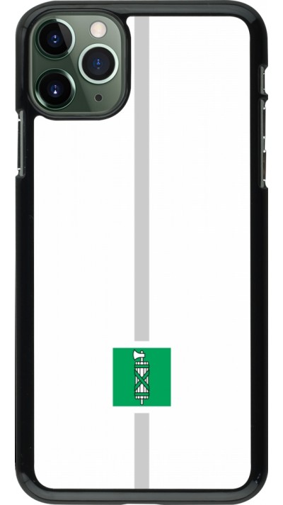 Coque iPhone 11 Pro Max - Canton SG blanc