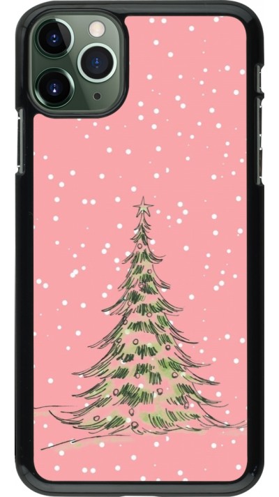 iPhone 11 Pro Max Case Hülle - Christmas 25 Pink Tree