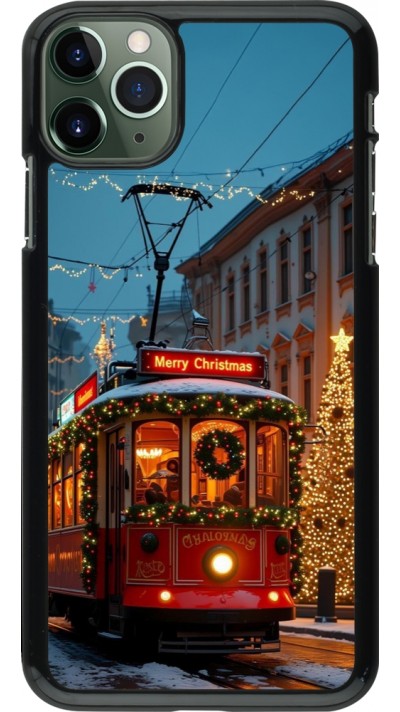 iPhone 11 Pro Max Case Hülle - Christmas 25 Xmas Train